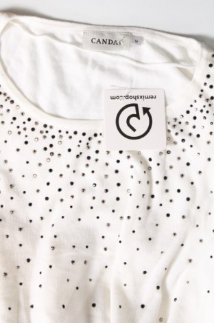 Γυναικείο πουλόβερ Canda, Μέγεθος M, Χρώμα Λευκό, Τιμή 7,18 €
