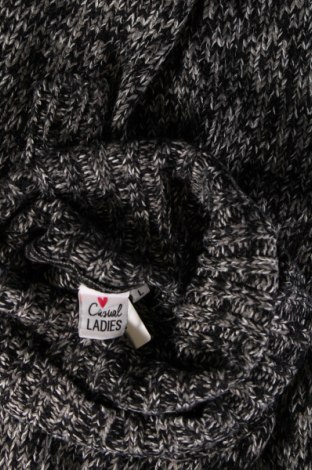 Дамски пуловер Casual Ladies, Размер L, Цвят Сив, Цена 9,28 лв.