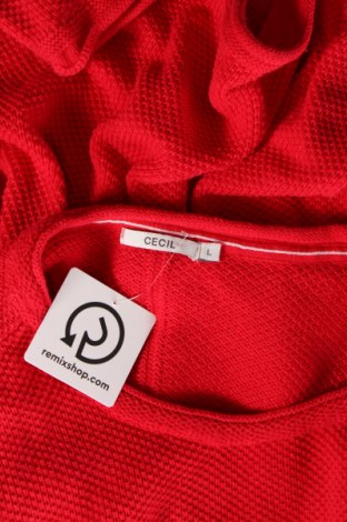 Γυναικείο πουλόβερ Cecil, Μέγεθος L, Χρώμα Κόκκινο, Τιμή 6,34 €