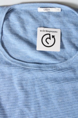 Γυναικείο πουλόβερ Cecil, Μέγεθος XXL, Χρώμα Μπλέ, Τιμή 16,48 €