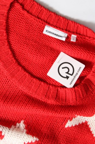 Damenpullover Clockhouse, Größe L, Farbe Rot, Preis 8,07 €