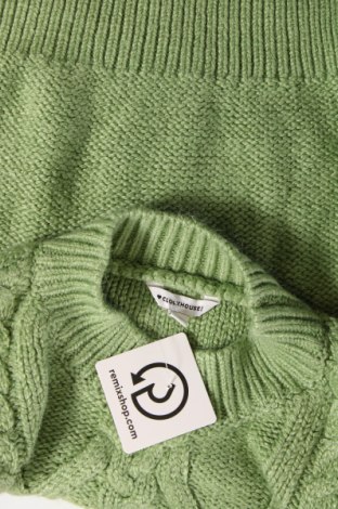 Дамски пуловер Clockhouse, Размер XL, Цвят Зелен, Цена 13,92 лв.