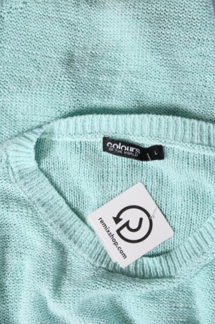 Дамски пуловер Colours Of The World, Размер L, Цвят Син, Цена 11,60 лв.