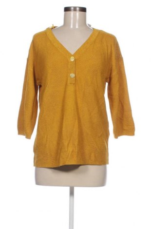 Дамски пуловер Cortefiel, Размер M, Цвят Жълт, Цена 19,53 лв.