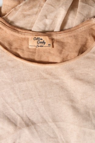 Дамски пуловер Cotton Candy, Размер XS, Цвят Бежов, Цена 29,00 лв.
