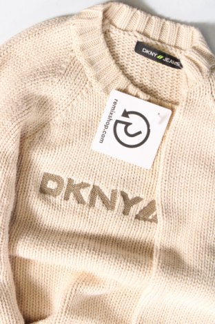 Damski sweter DKNY Jeans, Rozmiar M, Kolor Beżowy, Cena 156,60 zł