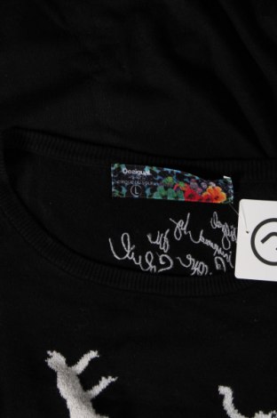 Γυναικείο πουλόβερ Desigual, Μέγεθος L, Χρώμα Μαύρο, Τιμή 31,71 €