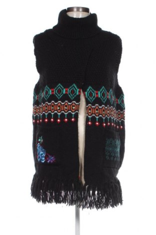 Γυναικείο πουλόβερ Desigual, Μέγεθος M, Χρώμα Μαύρο, Τιμή 23,01 €
