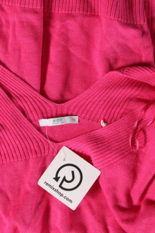Damski sweter Edc By Esprit, Rozmiar XS, Kolor Różowy, Cena 52,46 zł