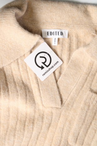 Дамски пуловер Edited, Размер M, Цвят Бежов, Цена 37,20 лв.