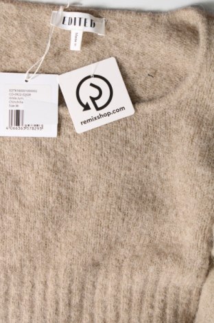 Γυναικείο πουλόβερ Edited, Μέγεθος S, Χρώμα Καφέ, Τιμή 19,18 €