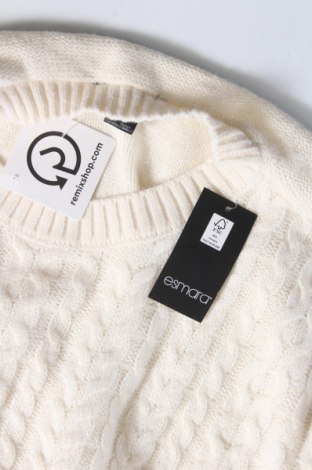 Дамски пуловер Esmara, Размер L, Цвят Бял, Цена 18,40 лв.