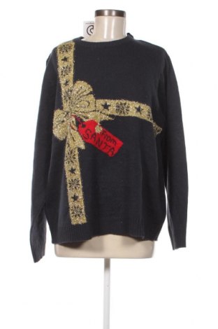 Дамски пуловер Esmara, Размер XXL, Цвят Син, Цена 17,40 лв.