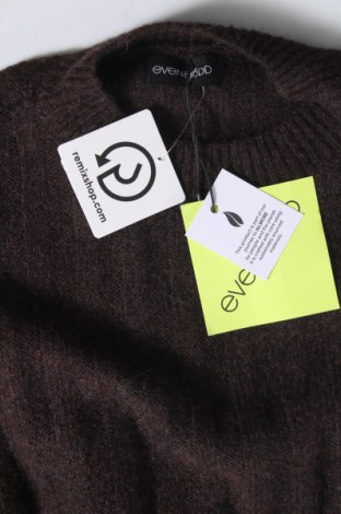 Дамски пуловер Even&Odd, Размер S, Цвят Кафяв, Цена 21,16 лв.