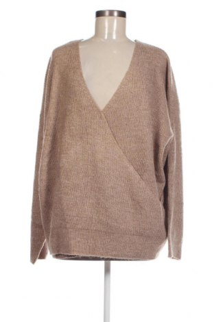 Γυναικείο πουλόβερ Even&Odd, Μέγεθος XXL, Χρώμα Καφέ, Τιμή 11,38 €