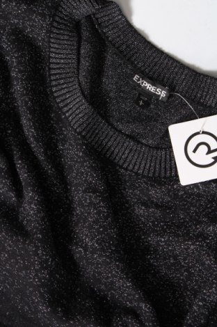 Дамски пуловер Express, Размер L, Цвят Черен, Цена 13,53 лв.