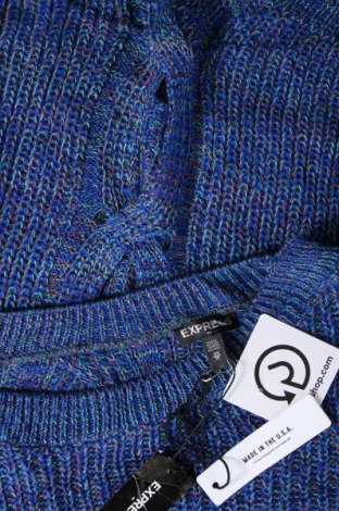 Дамски пуловер Express, Размер XS, Цвят Син, Цена 37,20 лв.