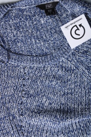 Дамски пуловер F&F, Размер S, Цвят Син, Цена 11,60 лв.