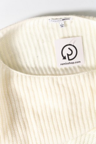 Дамски пуловер Fashion nova, Размер S, Цвят Екрю, Цена 9,57 лв.