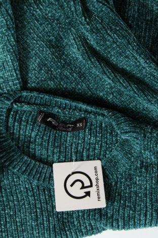 Дамски пуловер Fb Sister, Размер XS, Цвят Зелен, Цена 9,86 лв.