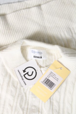 Damski sweter Florence by Mills, Rozmiar S, Kolor Biały, Cena 44,62 zł