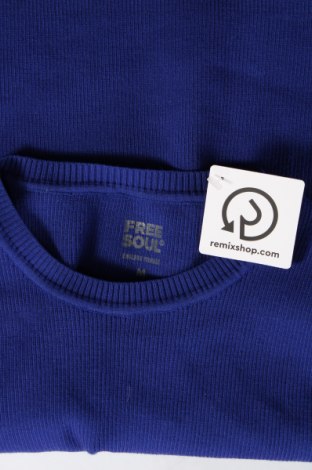 Γυναικείο πουλόβερ Freesoul, Μέγεθος M, Χρώμα Μπλέ, Τιμή 17,94 €