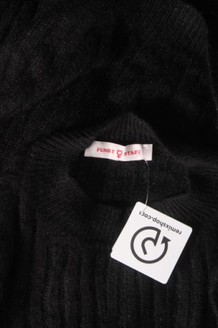 Γυναικείο πουλόβερ Funky Staff, Μέγεθος XL, Χρώμα Μαύρο, Τιμή 5,33 €