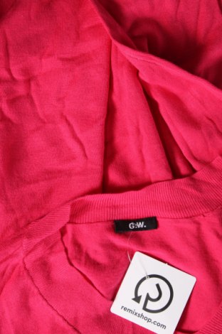 Дамски пуловер G.W., Размер XL, Цвят Розов, Цена 21,70 лв.