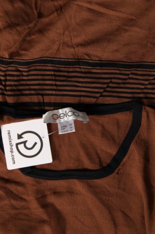 Дамски пуловер Gelco, Размер XL, Цвят Кафяв, Цена 8,12 лв.