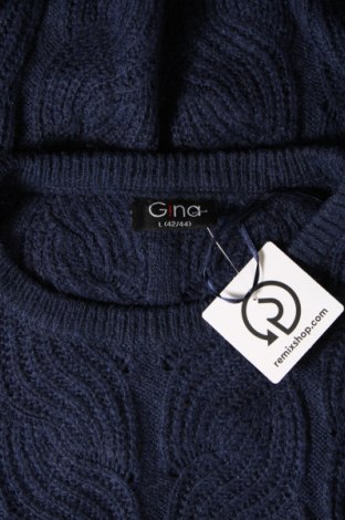 Női pulóver Gina, Méret L, Szín Kék, Ár 2 649 Ft