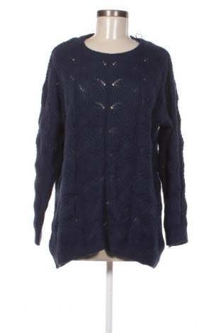 Γυναικείο πουλόβερ Gina, Μέγεθος L, Χρώμα Μπλέ, Τιμή 17,94 €