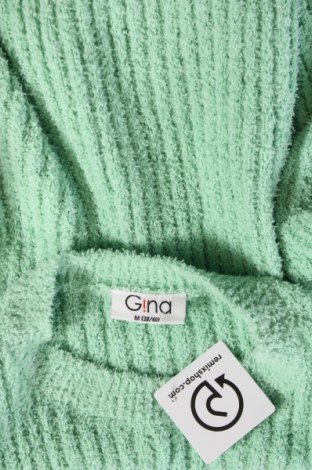 Дамски пуловер Gina, Размер M, Цвят Зелен, Цена 6,09 лв.