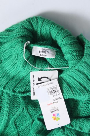 Дамски пуловер Gina Benotti, Размер S, Цвят Зелен, Цена 11,96 лв.