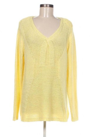 Дамски пуловер Gina Laura, Размер L, Цвят Жълт, Цена 13,53 лв.