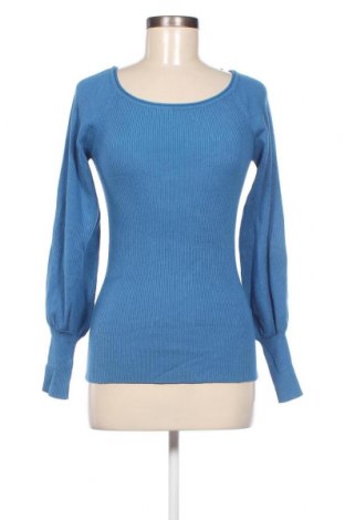 Дамски пуловер Gina Tricot, Размер L, Цвят Син, Цена 10,80 лв.