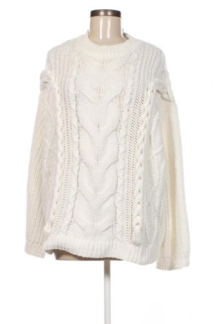 Дамски пуловер H&D, Размер S, Цвят Бял, Цена 7,54 лв.