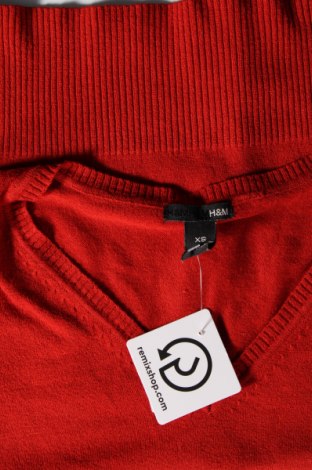 Pulover de femei H&M, Mărime XS, Culoare Roșu, Preț 33,30 Lei