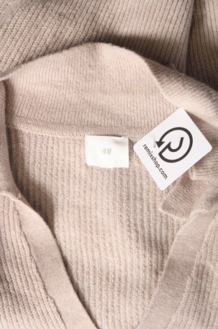 Pulover de femei H&M, Mărime L, Culoare Bej, Preț 30,52 Lei