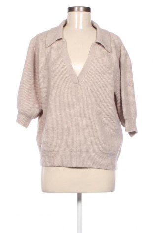 Pulover de femei H&M, Mărime L, Culoare Bej, Preț 30,52 Lei