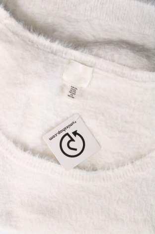 Дамски пуловер H&M, Размер XXL, Цвят Бял, Цена 14,50 лв.