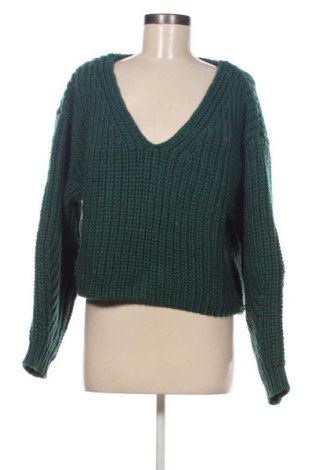 Дамски пуловер H&M, Размер L, Цвят Зелен, Цена 6,09 лв.