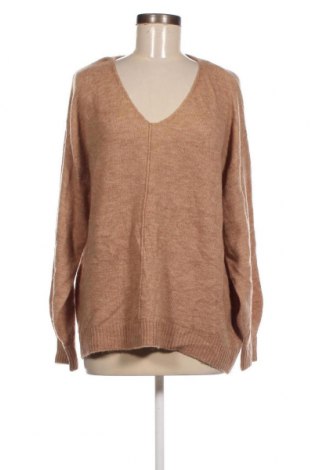 Дамски пуловер H&M, Размер L, Цвят Кафяв, Цена 7,54 лв.