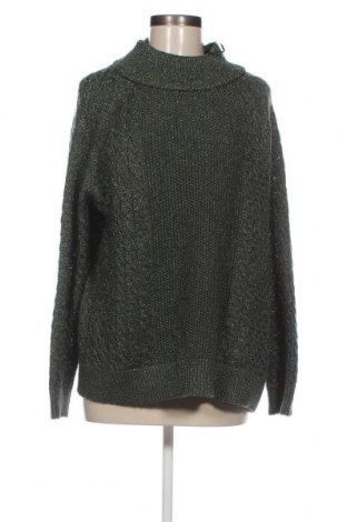 Дамски пуловер H&M, Размер L, Цвят Зелен, Цена 14,50 лв.