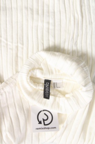 Дамски пуловер H&M Divided, Размер M, Цвят Бял, Цена 11,60 лв.