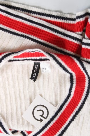 Дамски пуловер H&M Divided, Размер XS, Цвят Бял, Цена 14,80 лв.