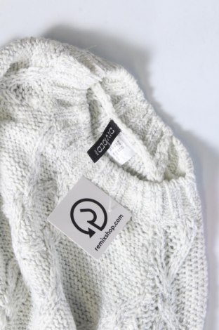 Дамски пуловер H&M Divided, Размер XS, Цвят Бял, Цена 9,28 лв.