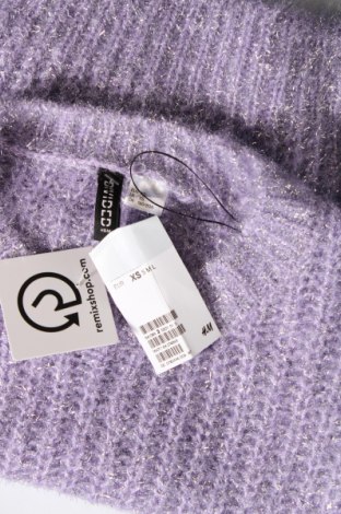 Дамски пуловер H&M Divided, Размер XS, Цвят Лилав, Цена 18,40 лв.
