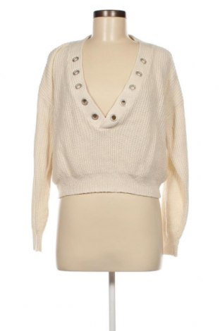 Damski sweter H&M Divided, Rozmiar S, Kolor ecru, Cena 23,99 zł