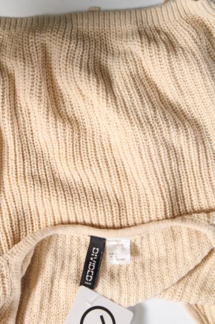 Damenpullover H&M Divided, Größe S, Farbe Beige, Preis 6,66 €