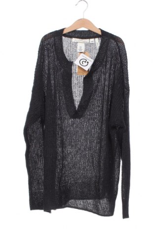 Дамски пуловер H&M L.O.G.G., Размер XS, Цвят Черен, Цена 19,57 лв.